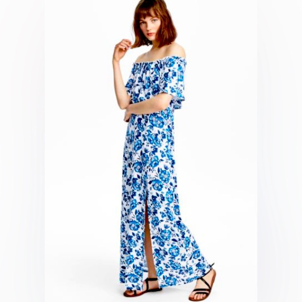 H&M off the shoulder maxi dress